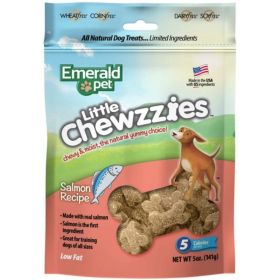 Emerald Pet Little Chewzzies Soft Training Treats Salmon Recipe - 5 oz