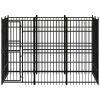 Outdoor Dog Kennel Steel 59.5 ft¬≤